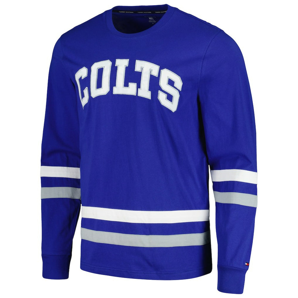 Indianapolis Colts Tommy Hilfiger Nolan Long Sleeve T-Shirt Royal/Gray | NFL