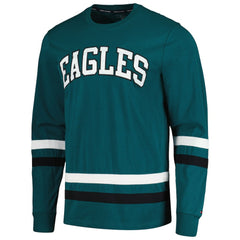 Philadelphia Eagles Tommy Hilfiger Nolan Long Sleeve T-Shirt Midnight Green/Black | NFL