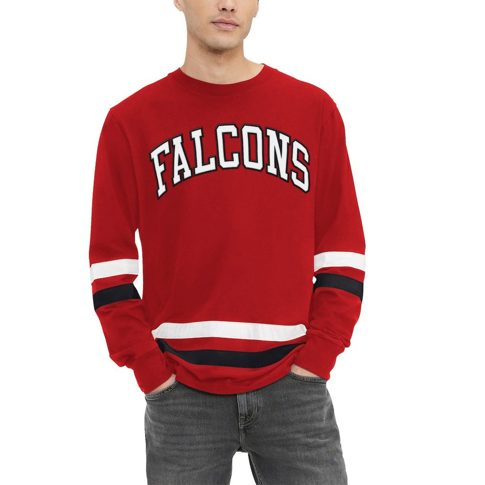 Atlanta Falcons Tommy Hilfiger Nolan Long Sleeve T-Shirt Red/Black | NFL