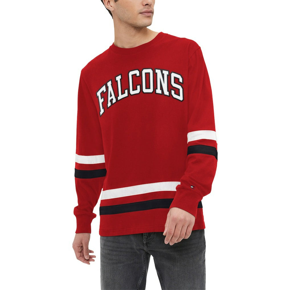 Atlanta Falcons Tommy Hilfiger Nolan Long Sleeve T-Shirt Red/Black | NFL