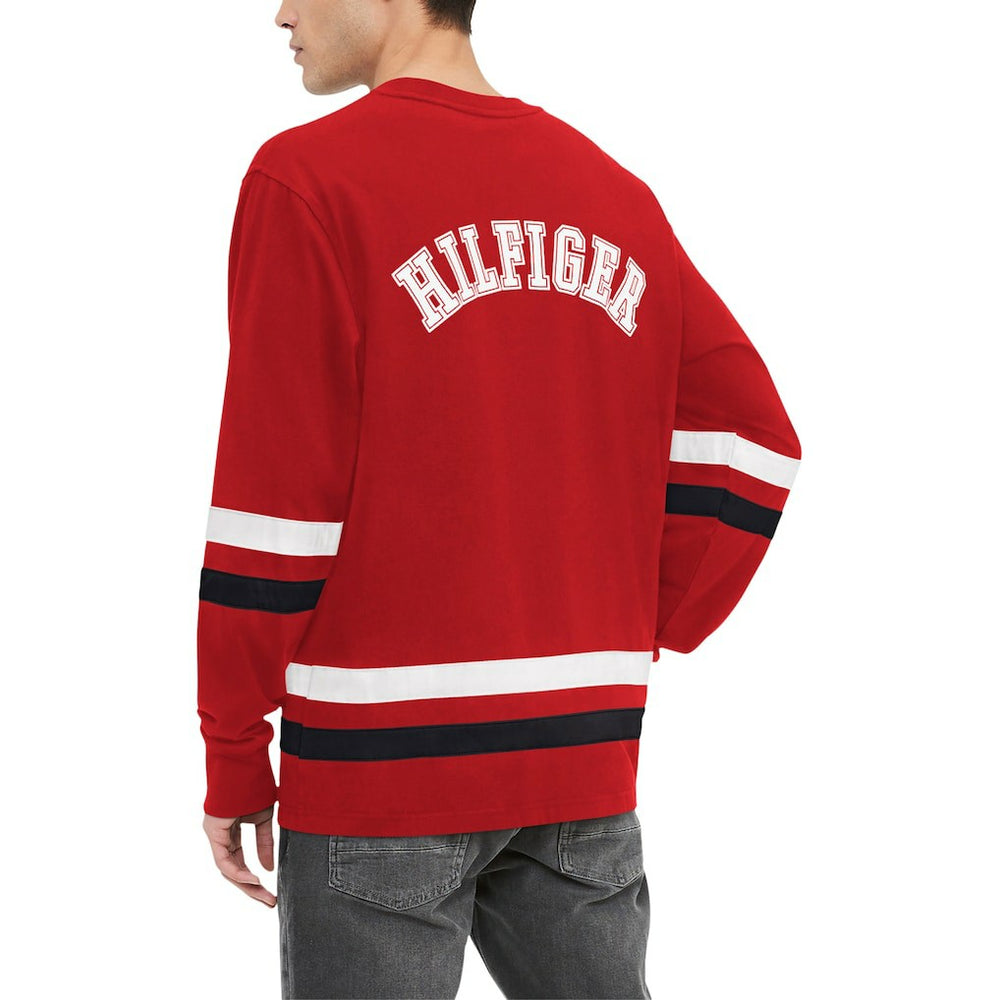 Atlanta Falcons Tommy Hilfiger Nolan Long Sleeve T-Shirt Red/Black | NFL