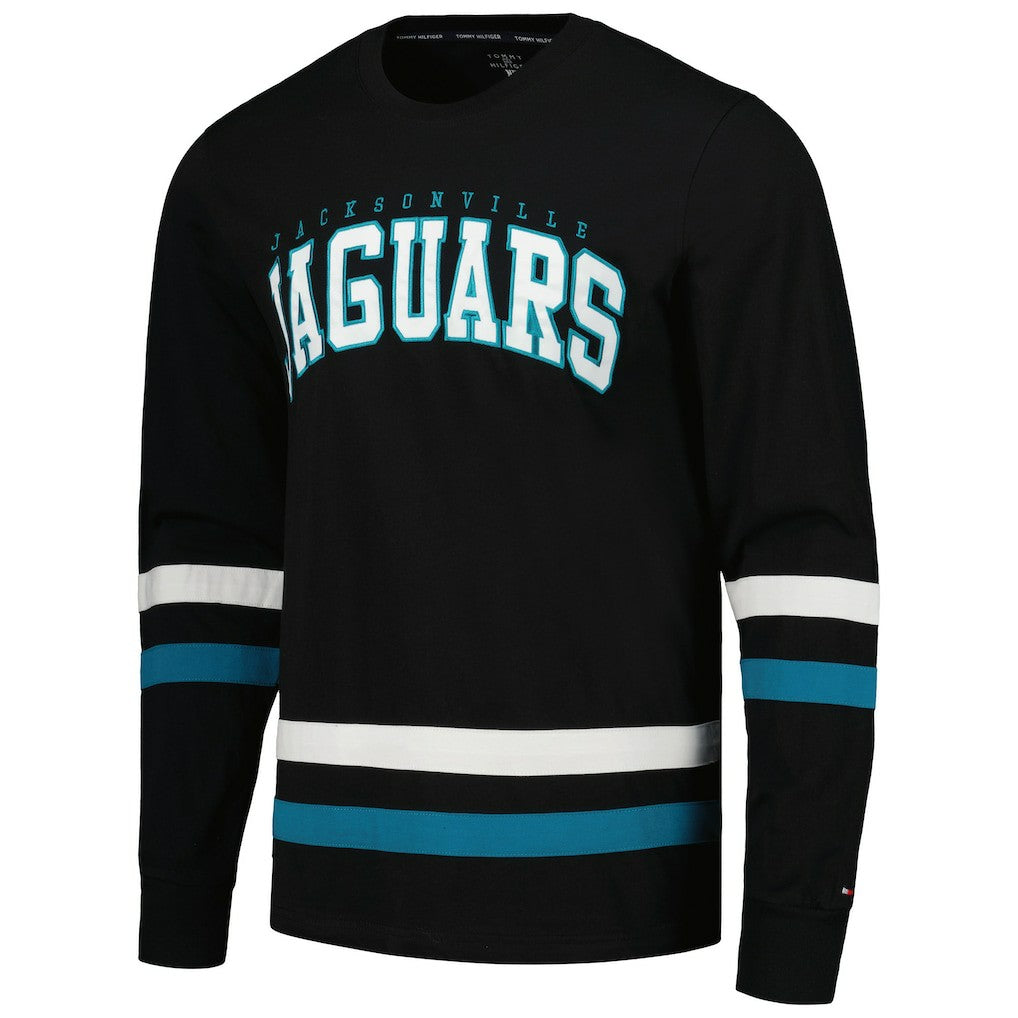 Jacksonville Jaguars Tommy Hilfiger Nolan Long Sleeve T-Shirt Black/Teal | NFL
