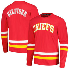 Kansas City Chiefs Tommy Hilfiger Nolan Long Sleeve T-Shirt Red/Gold | NFL