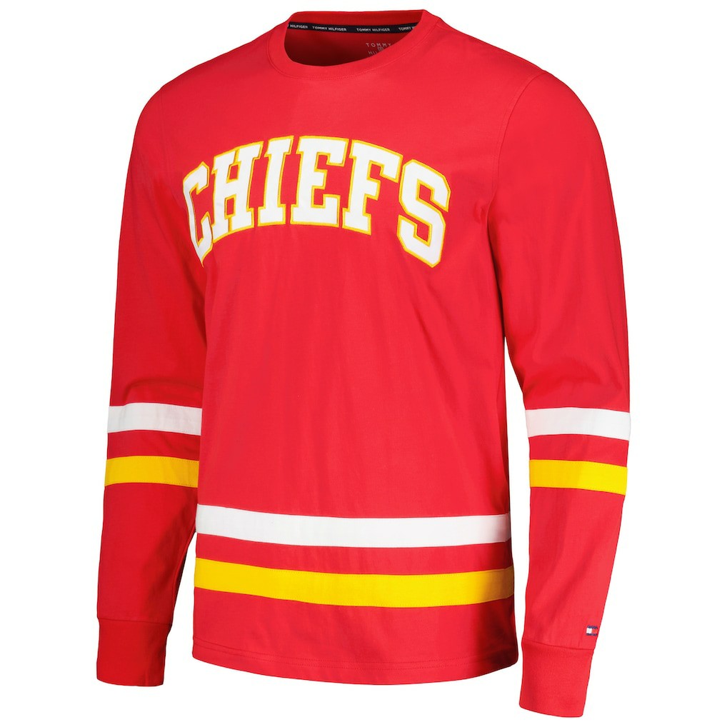Kansas City Chiefs Tommy Hilfiger Nolan Long Sleeve T-Shirt Red/Gold | NFL
