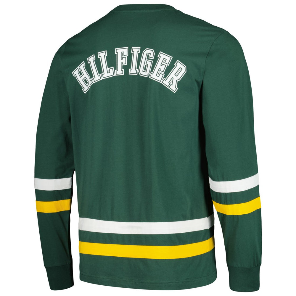 Green Bay Packers Tommy Hilfiger Nolan Long Sleeve T-Shirt Green/Gold | NFL