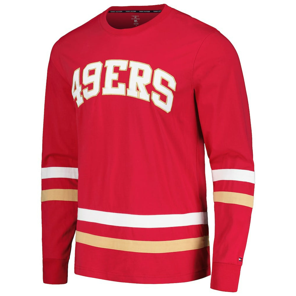 San Francisco 49ers Tommy Hilfiger Nolan Long Sleeve T-Shirt Red/Gold | NFL