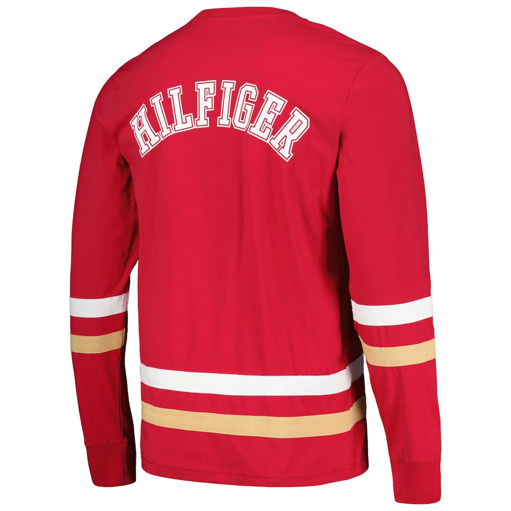 San Francisco 49ers Tommy Hilfiger Nolan Long Sleeve T-Shirt Red/Gold | NFL