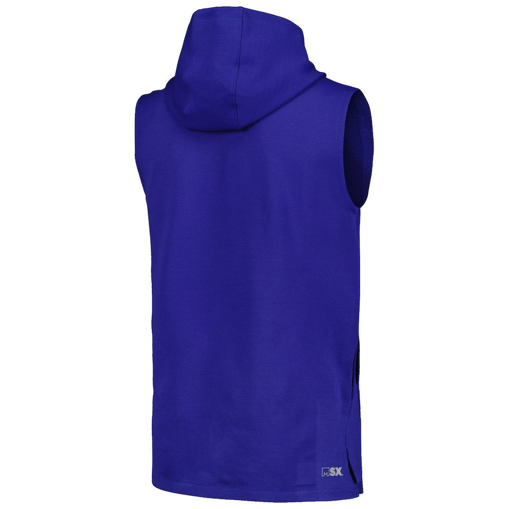 Los Angeles Rams MSX by Michael Strahan Marathon Sleeveless Pullover Hoodie Royal | NFL