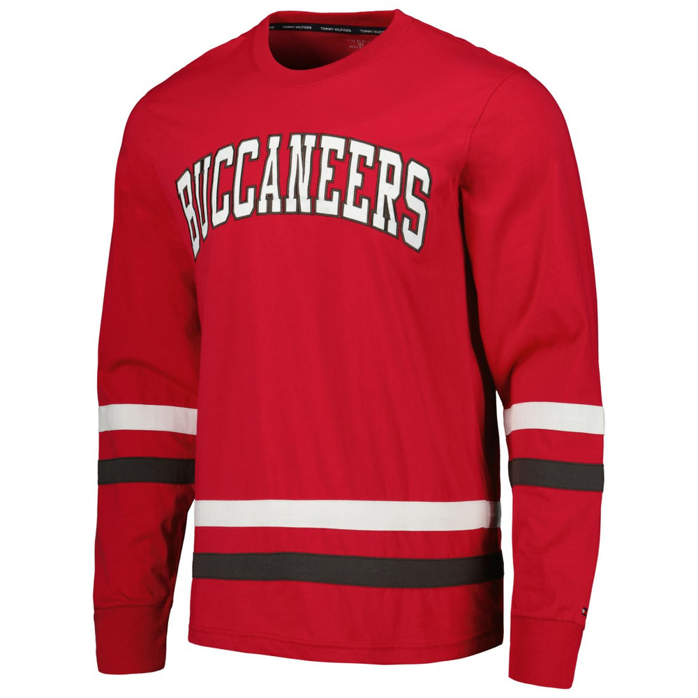 Tampa Bay Buccaneers Tommy Hilfiger Nolan Long Sleeve T-Shirt Red/Pewter | NFL