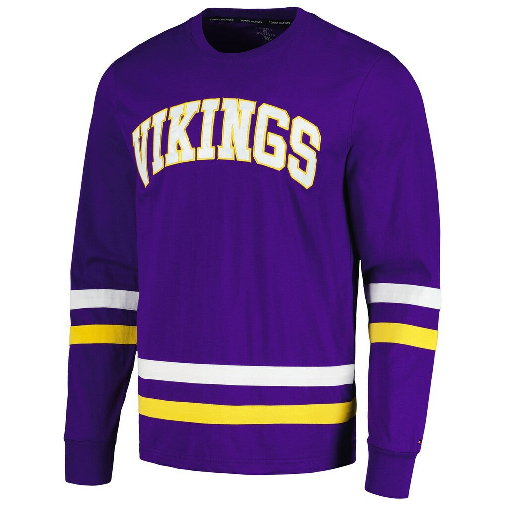 Minnesota Vikings Tommy Hilfiger Nolan Long Sleeve T-Shirt Purple/Gold | NFL