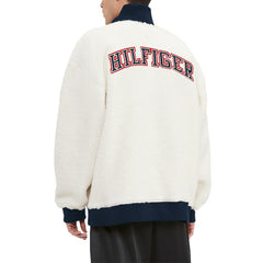 New England Patriots Tommy Hilfiger Jordan Sherpa Quarter-Zip Sweatshirt Cream | NFL