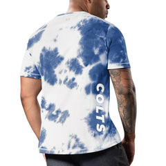 Indianapolis Colts MSX by Michael Strahan Freestyle Tie-Dye T-Shirt Royal | NFL