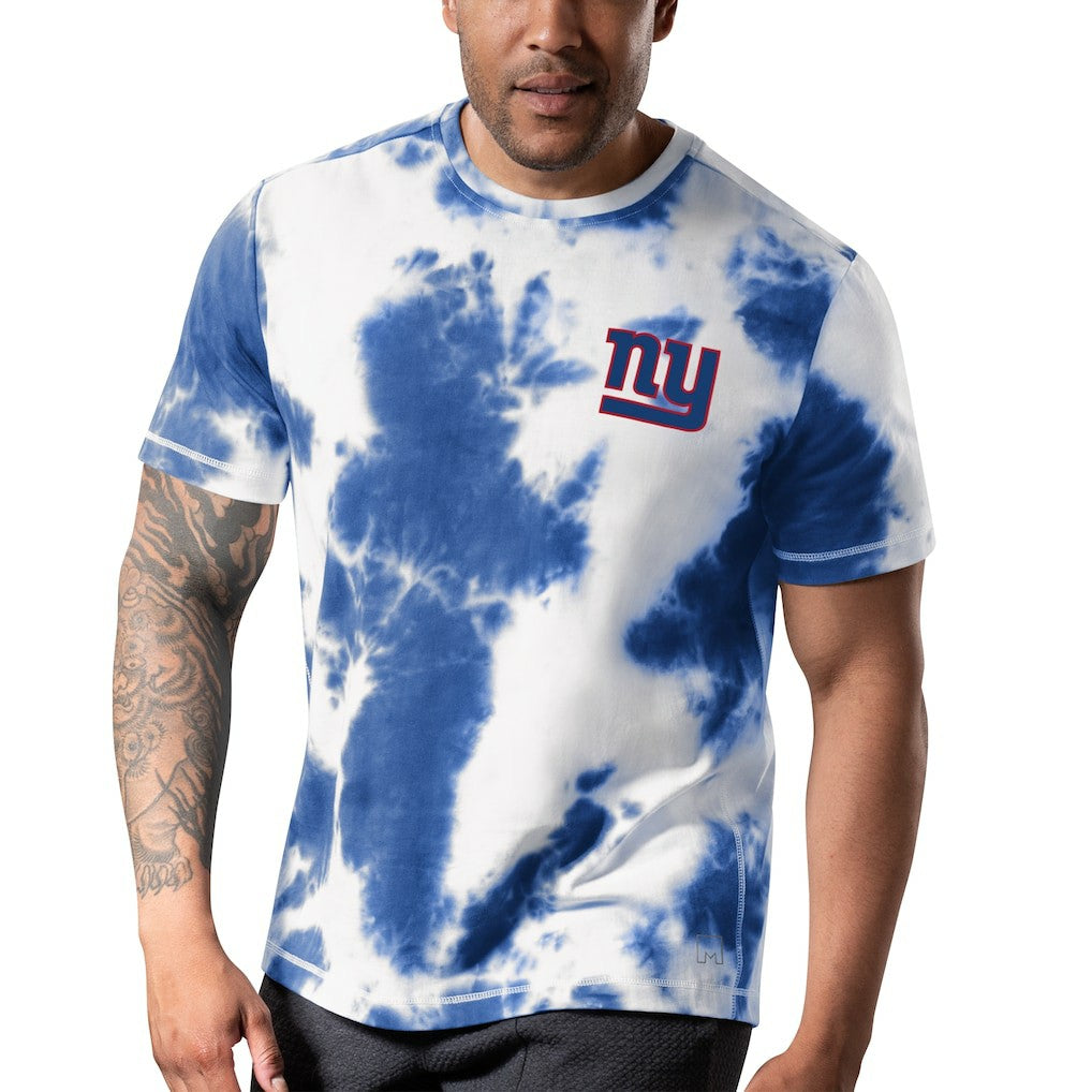 New York Giants MSX by Michael Strahan Freestyle Tie-Dye T-Shirt Royal | NFL