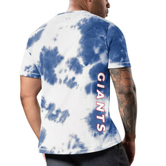 New York Giants MSX by Michael Strahan Freestyle Tie-Dye T-Shirt Royal | NFL