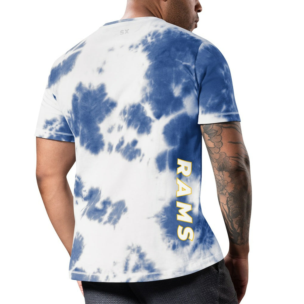 Los Angeles Rams MSX by Michael Strahan Freestyle Tie-Dye T-Shirt Royal | NFL