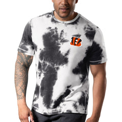 Cincinnati Bengals MSX by Michael Strahan Freestyle Tie-Dye T-Shirt Black | NFL