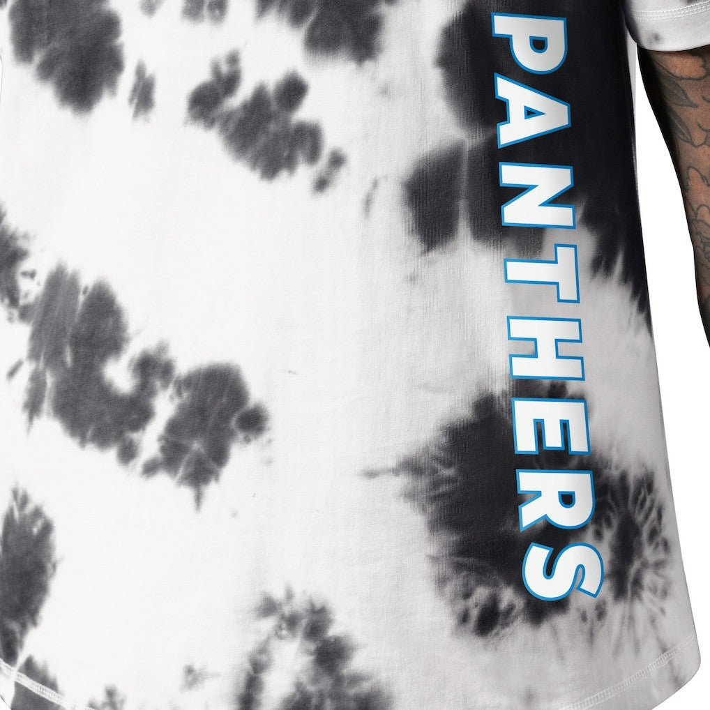 Carolina Panthers MSX by Michael Strahan Freestyle Tie-Dye T-Shirt Black | NFL