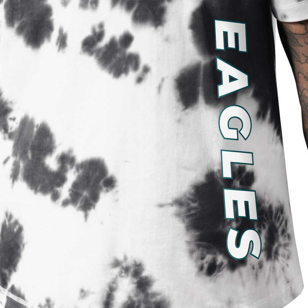 Philadelphia Eagles MSX by Michael Strahan Freestyle Tie-Dye T-Shirt Black | NFL