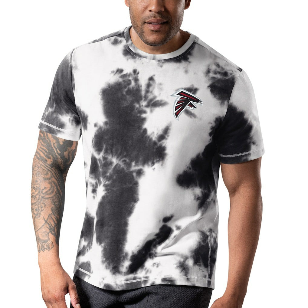 Atlanta Falcons MSX by Michael Strahan Freestyle Tie-Dye T-Shirt Black | NFL
