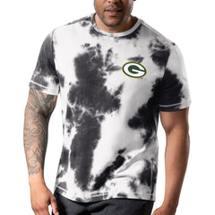 Green Bay Packers MSX by Michael Strahan Freestyle Tie-Dye T-Shirt Black | NFL