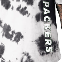 Green Bay Packers MSX by Michael Strahan Freestyle Tie-Dye T-Shirt Black | NFL