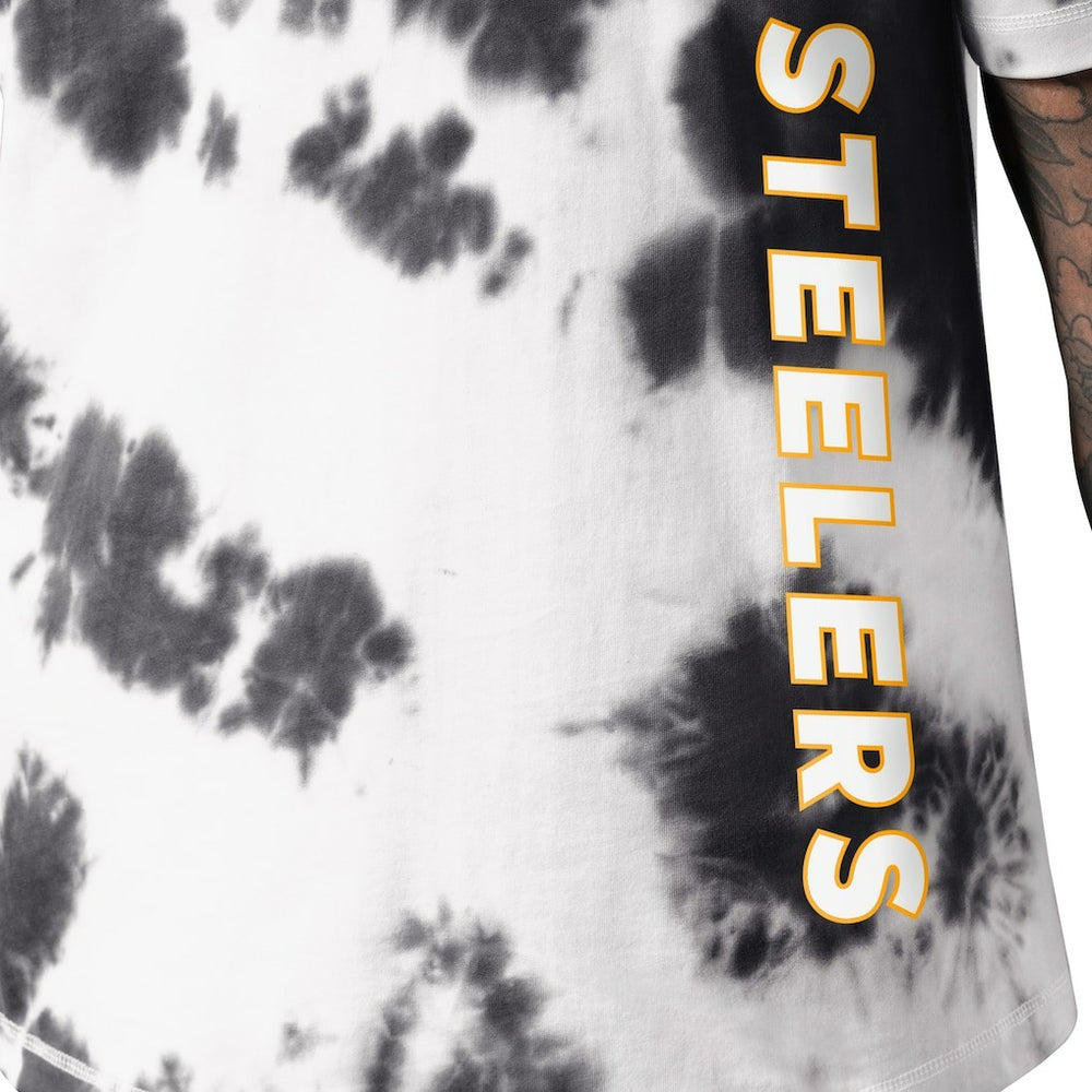 Pittsburgh Steelers MSX by Michael Strahan Freestyle Tie-Dye T-Shirt Black | NFL