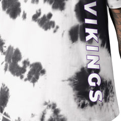 Minnesota Vikings MSX by Michael Strahan Freestyle Tie-Dye T-Shirt Black | NFL