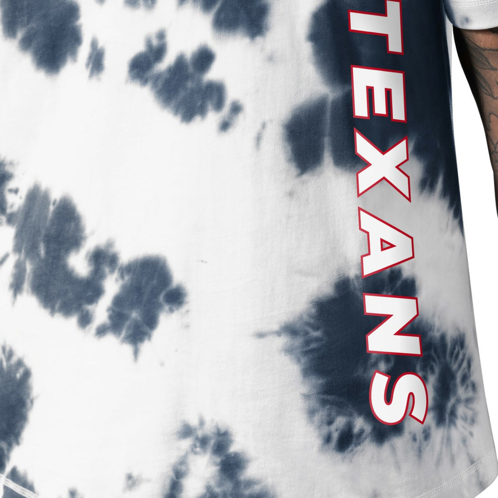 Houston Texans MSX by Michael Strahan Freestyle Tie-Dye T-Shirt Navy | NFL