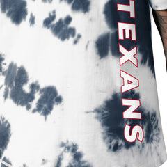 Houston Texans MSX by Michael Strahan Freestyle Tie-Dye T-Shirt Navy | NFL