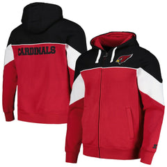 Arizona Cardinals Starter Running Back Full-Zip Hoodie Cardinal/Black | NFL