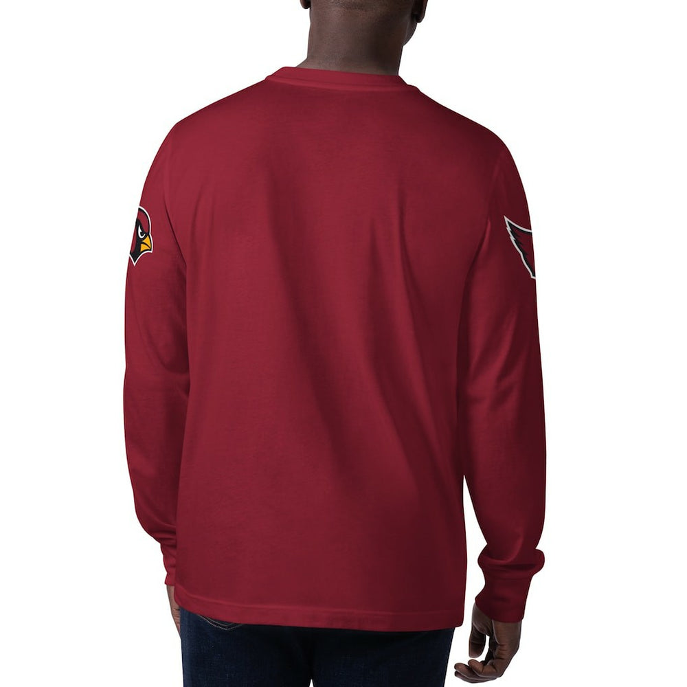 Arizona Cardinals Starter Clutch Hit Long Sleeve T-Shirt Cardinal | NFL