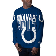 Indianapolis Colts Starter Clutch Hit Long Sleeve T-Shirt Royal | NFL