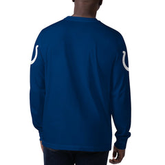 Indianapolis Colts Starter Clutch Hit Long Sleeve T-Shirt Royal | NFL