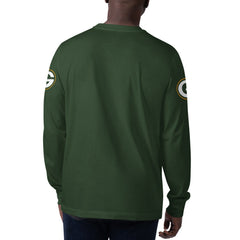 Green Bay Packers Starter Clutch Hit Long Sleeve T-Shirt Green | NFL