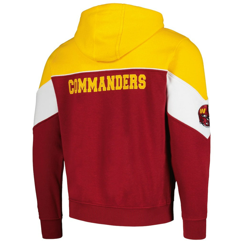 Washington Commanders Starter Running Back Full-Zip Hoodie Burgundy/Gold | NFL