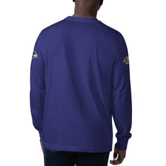 Baltimore Ravens Starter Clutch Hit Long Sleeve T-Shirt Purple | NFL