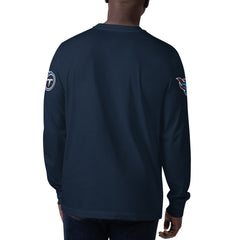 Tennessee Titans Starter Clutch Hit Long Sleeve T-Shirt Navy | NFL