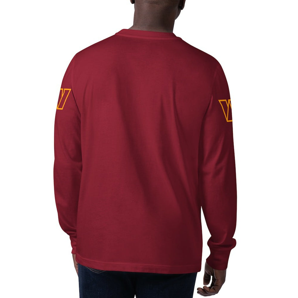 Washington Commanders Starter Clutch Hit Long Sleeve T-Shirt Burgundy | NFL