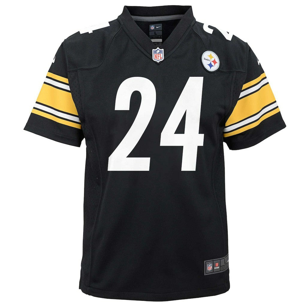 Joey Porter Jr. Pittsburgh Steelers Youth Game Jersey Black | Nike for Sale