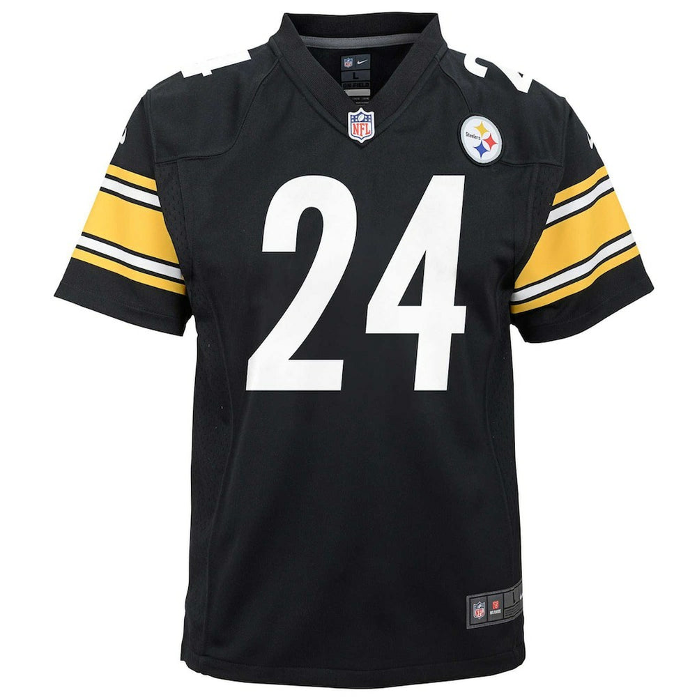 Joey Porter Jr. Pittsburgh Steelers Youth Game Jersey Black | Nike for Sale
