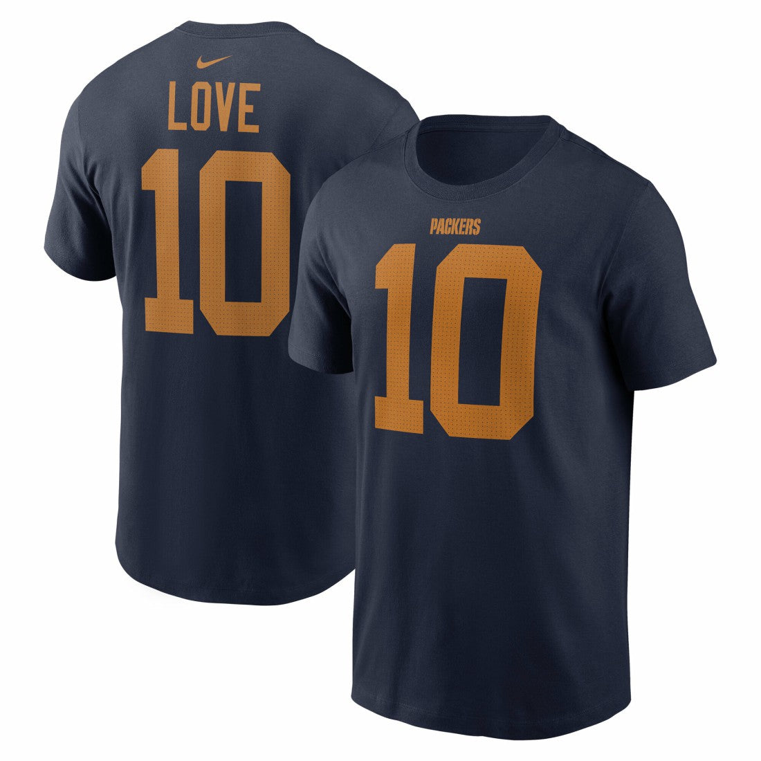 Jordan Love Green Bay Packers The 1923 Classic Name & Number T-Shirt Navy | Nike for Sale
