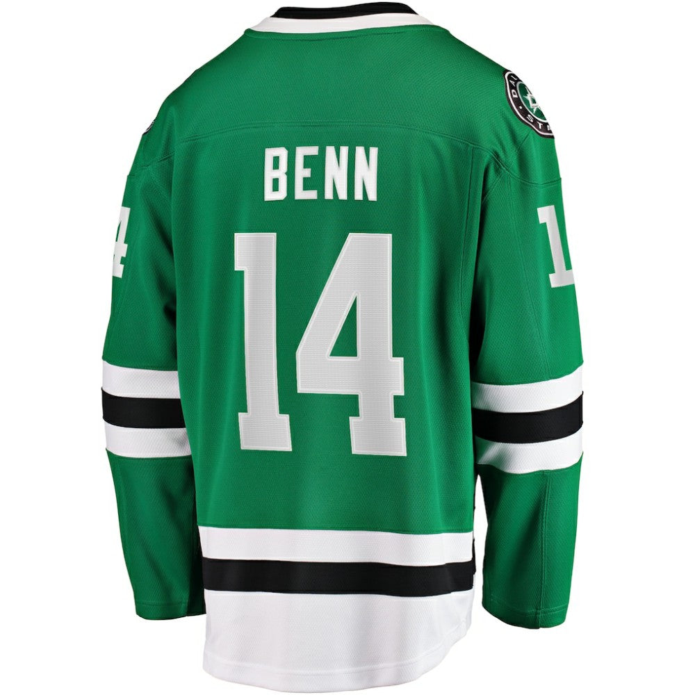 Jamie Benn Dallas Stars Fanatics Captain Patch Home Breakaway Jersey - Kelly Green - NHL