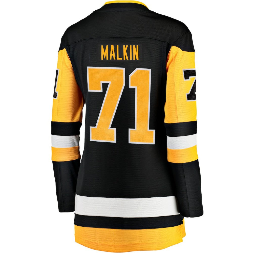 Evgeni Malkin Pittsburgh Penguins Fanatics Women's Home Breakaway Player Jersey - Black - NHL
