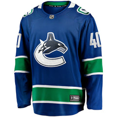 Elias Pettersson Vancouver Canucks Fanatics Home Breakaway Jersey - Blue - NHL