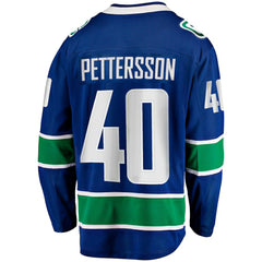 Elias Pettersson Vancouver Canucks Fanatics Home Breakaway Jersey - Blue - NHL