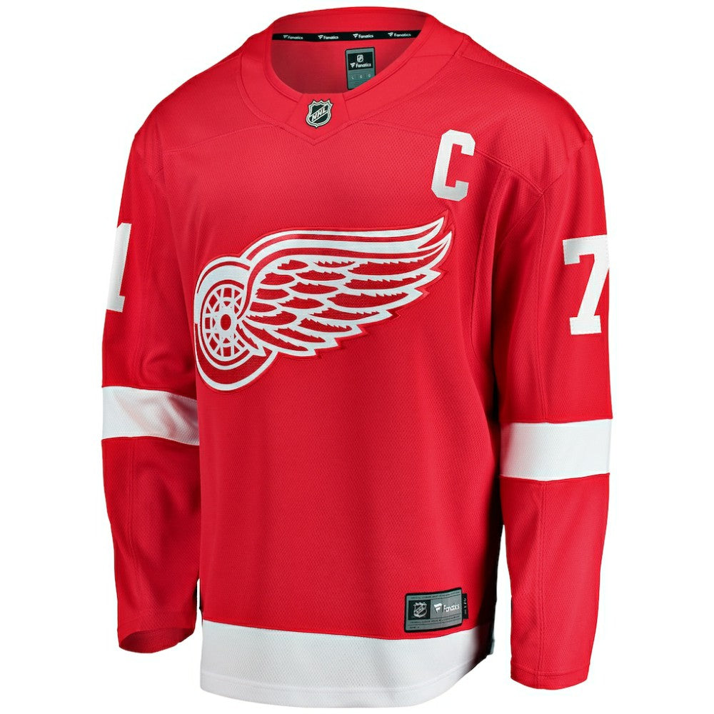 Dylan Larkin Detroit Red Wings Fanatics Branded Captain Home Breakaway Jersey - Red - NHL