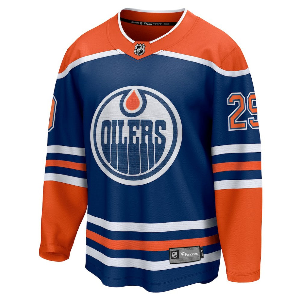 Leon Draisaitl Edmonton Oilers Fanatics Home Breakaway Jersey - Royal - NHL