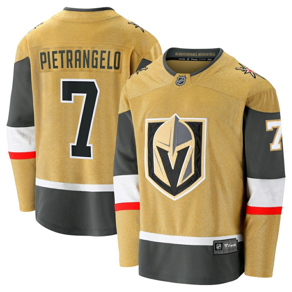 Alex Pietrangelo Vegas Golden Knights Fanatics Home Breakaway Jersey - Gold - NHL
