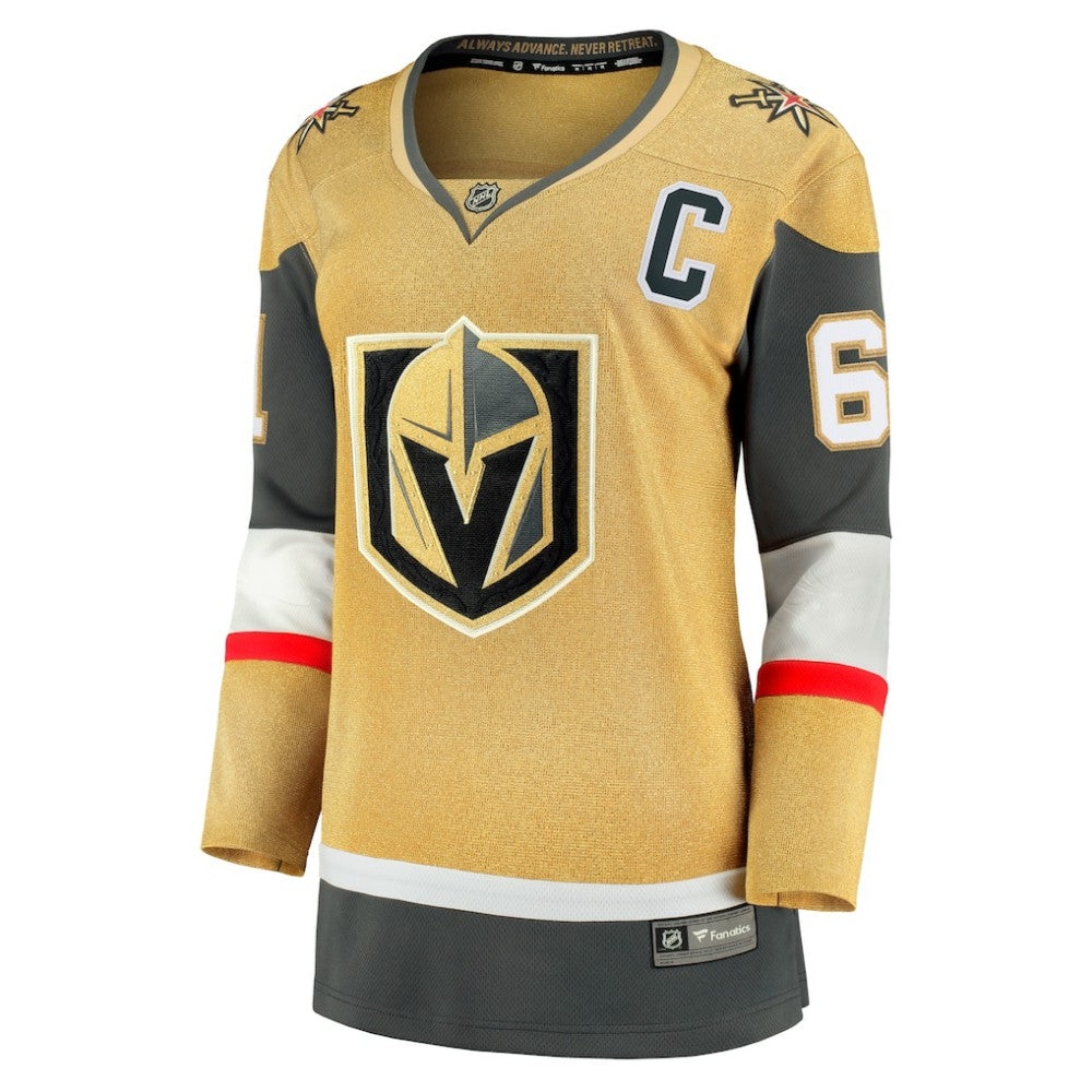 Mark Stone Vegas Golden Knights Fanatics Women's Captain Patch Home Breakaway Player Jersey - Gold - NHL
