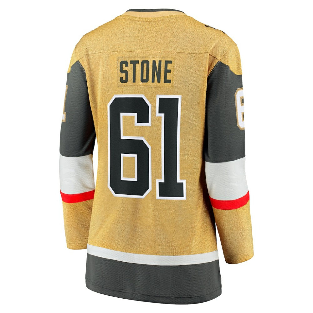 Mark Stone Vegas Golden Knights Fanatics Women's Captain Patch Home Breakaway Player Jersey - Gold - NHL